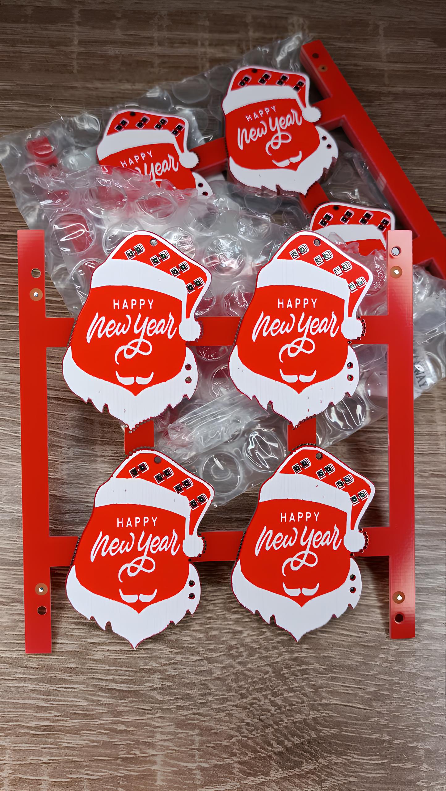 🎄 Світлодіодний PCB-бейдж традиції, що світяться ⚡
